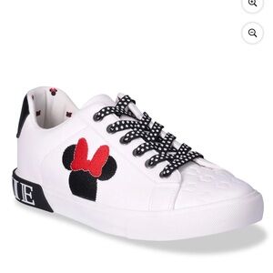 Disney Minnie Mouse Women's Low-top Court Sneakers Size 8 1/2 BNWT